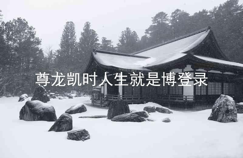 尊龙凯时人生就是博登录