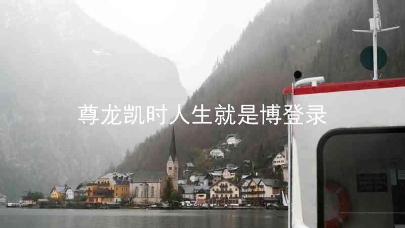 尊龙凯时人生就是博登录